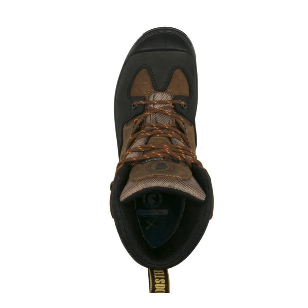 Woodland Brown 6 Inch Waterproof Safety Toe Leather Work Boots ROCKROOSTER
