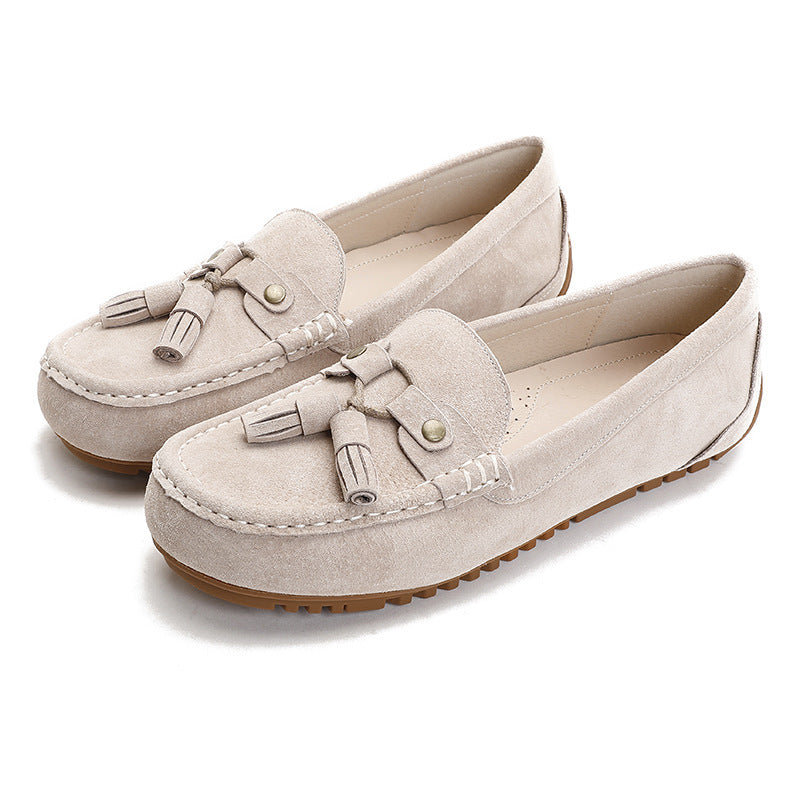 Soft-Bottom Non-Slip Loafer Flats Women’s Slip-On Comfort Shoes