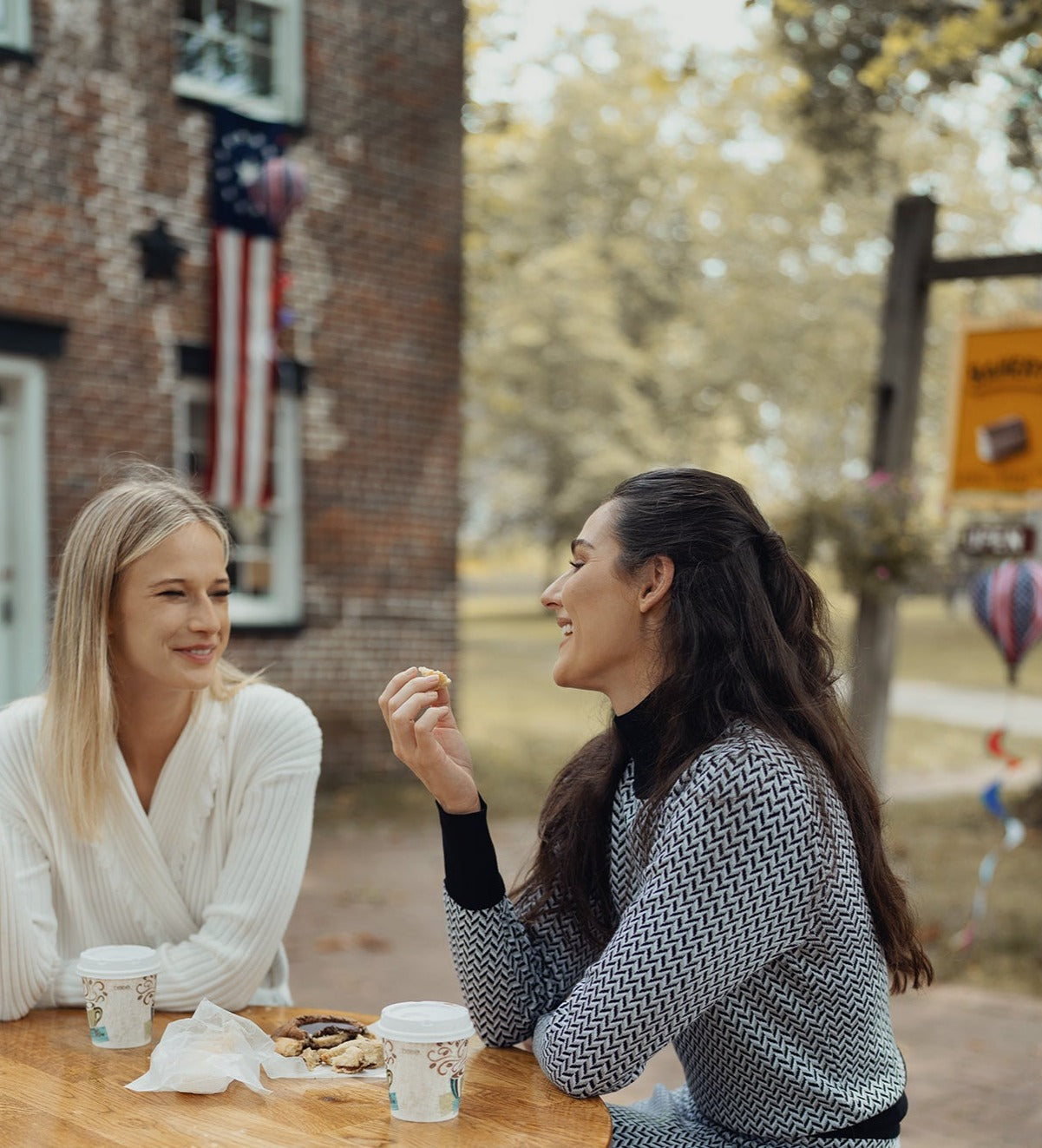 Black and White Cozy Mock Neck Sweater