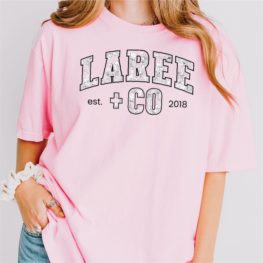 LC Pattern Allie Tee 100% Ringspun Cotton Laree + Co.
