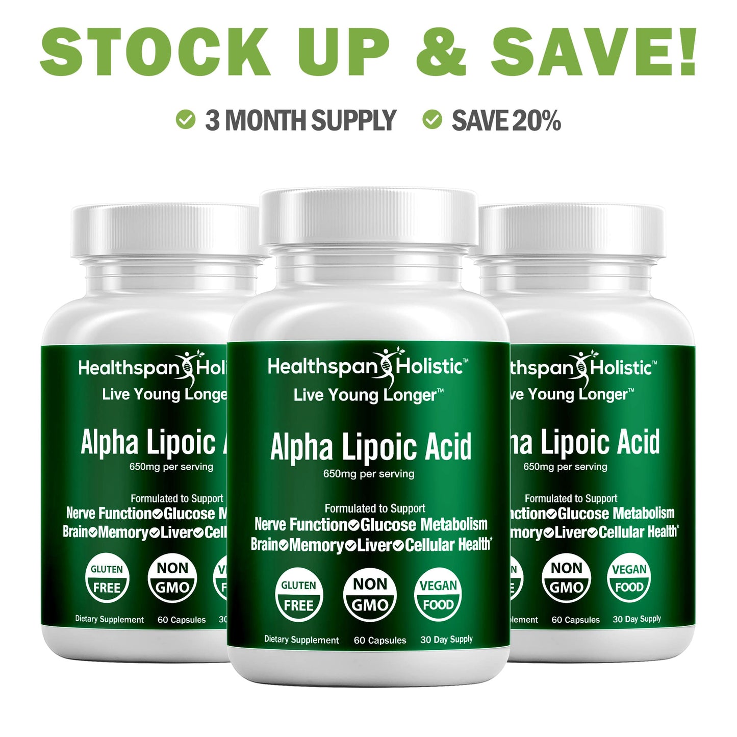 Alpha Lipoic Acid 60 Capsules