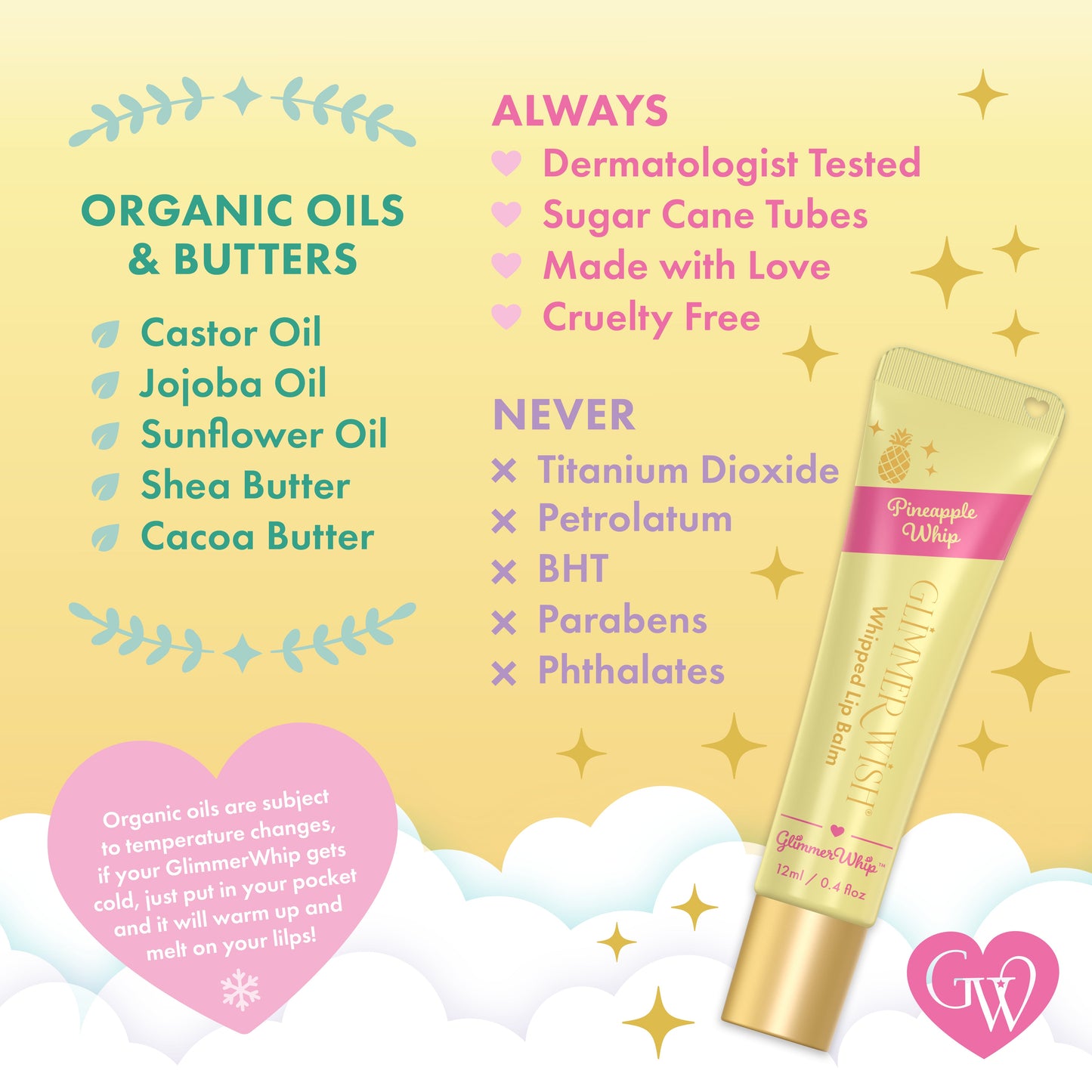 Whipped Hydrating Lip Balm Glimmer Whip