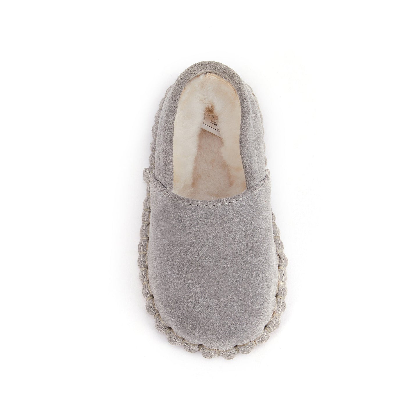 Baby Moc Ice Gray Slip On Moccasin Australia Luxe Collective