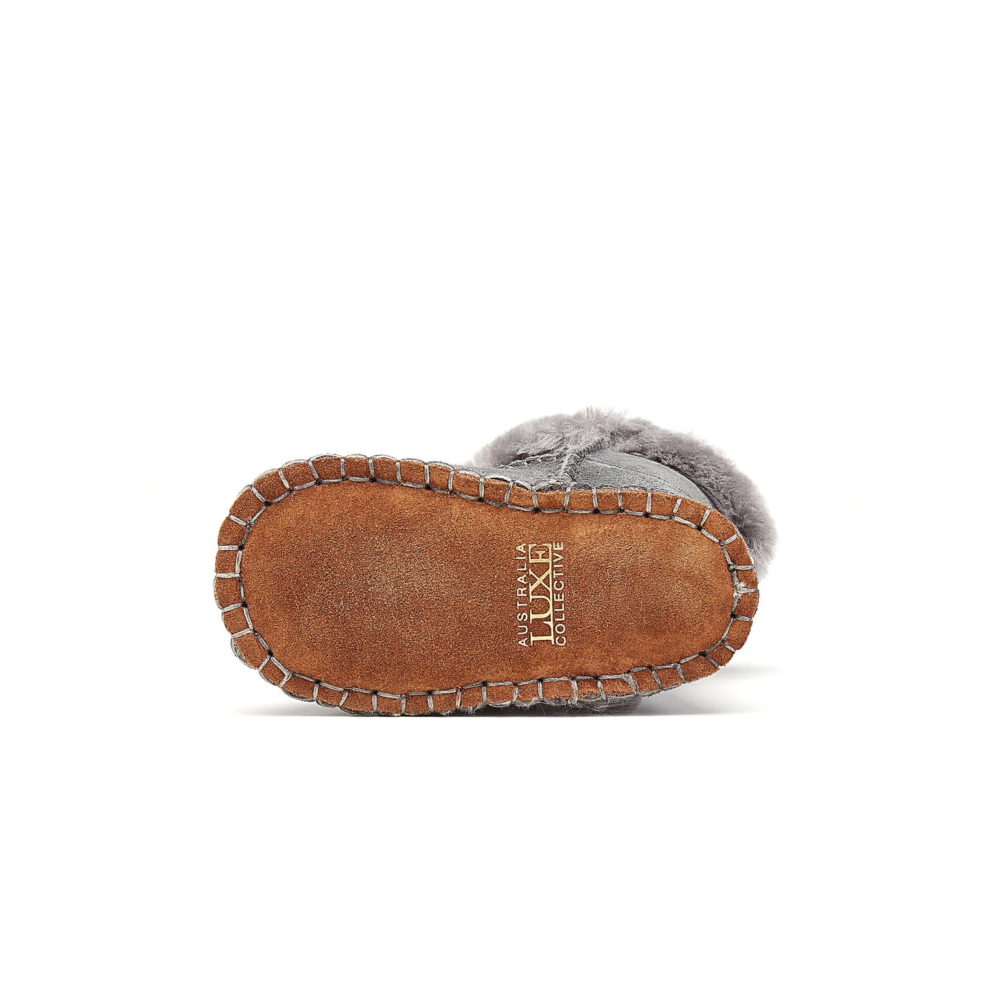Baby Nordic Gray Super Cosy Double Face Slip On Bootie