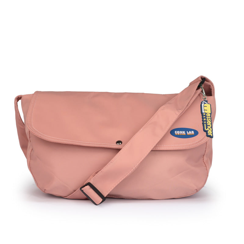 Nylon Basic Messenger Bag Medium Shoulder Bag