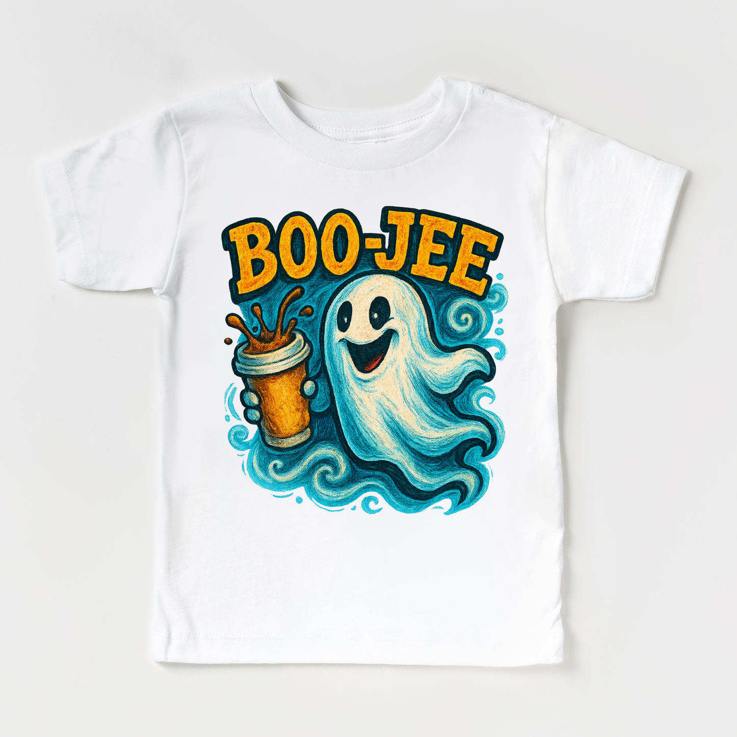 Boo-Jee Ghost Coffee Halloween Shirt - Halloween Tee