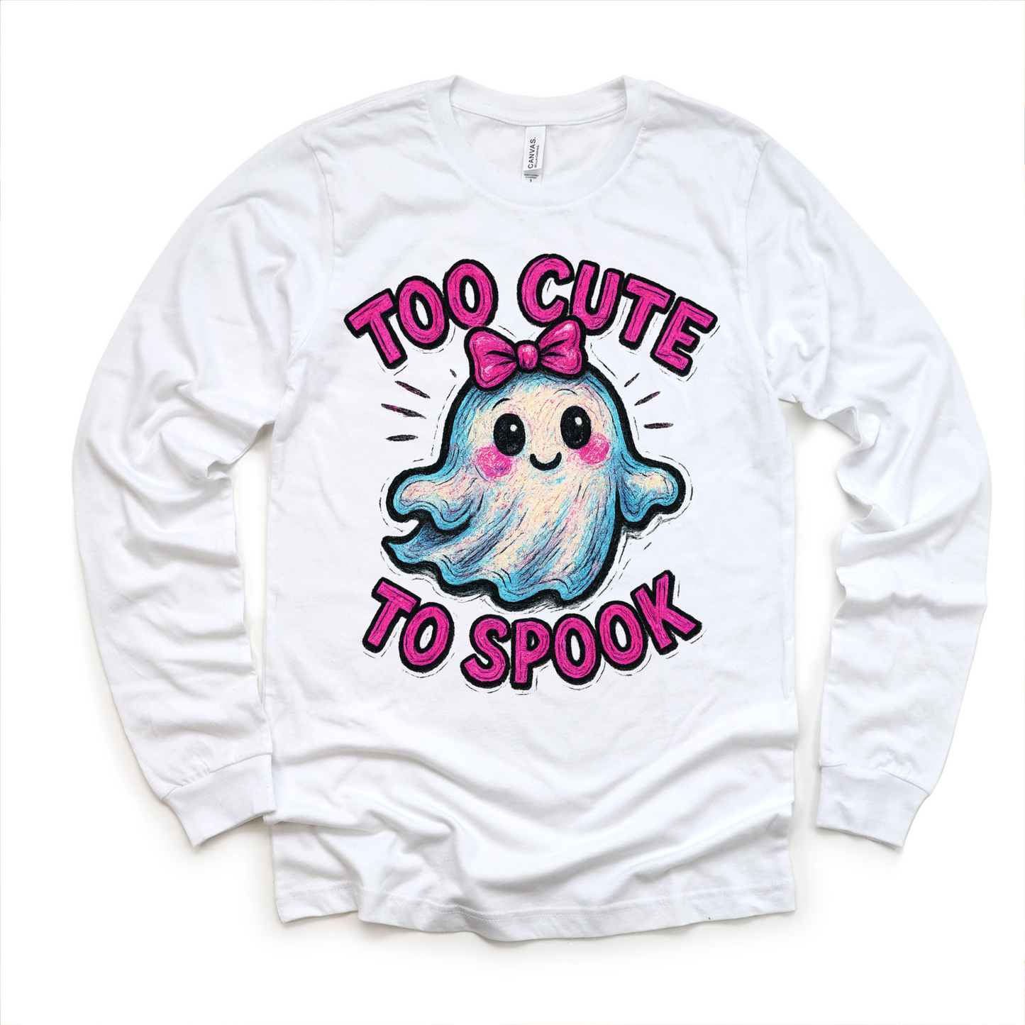 Too Cute To Spook Halloween Shirt - Girls Halloween Tee