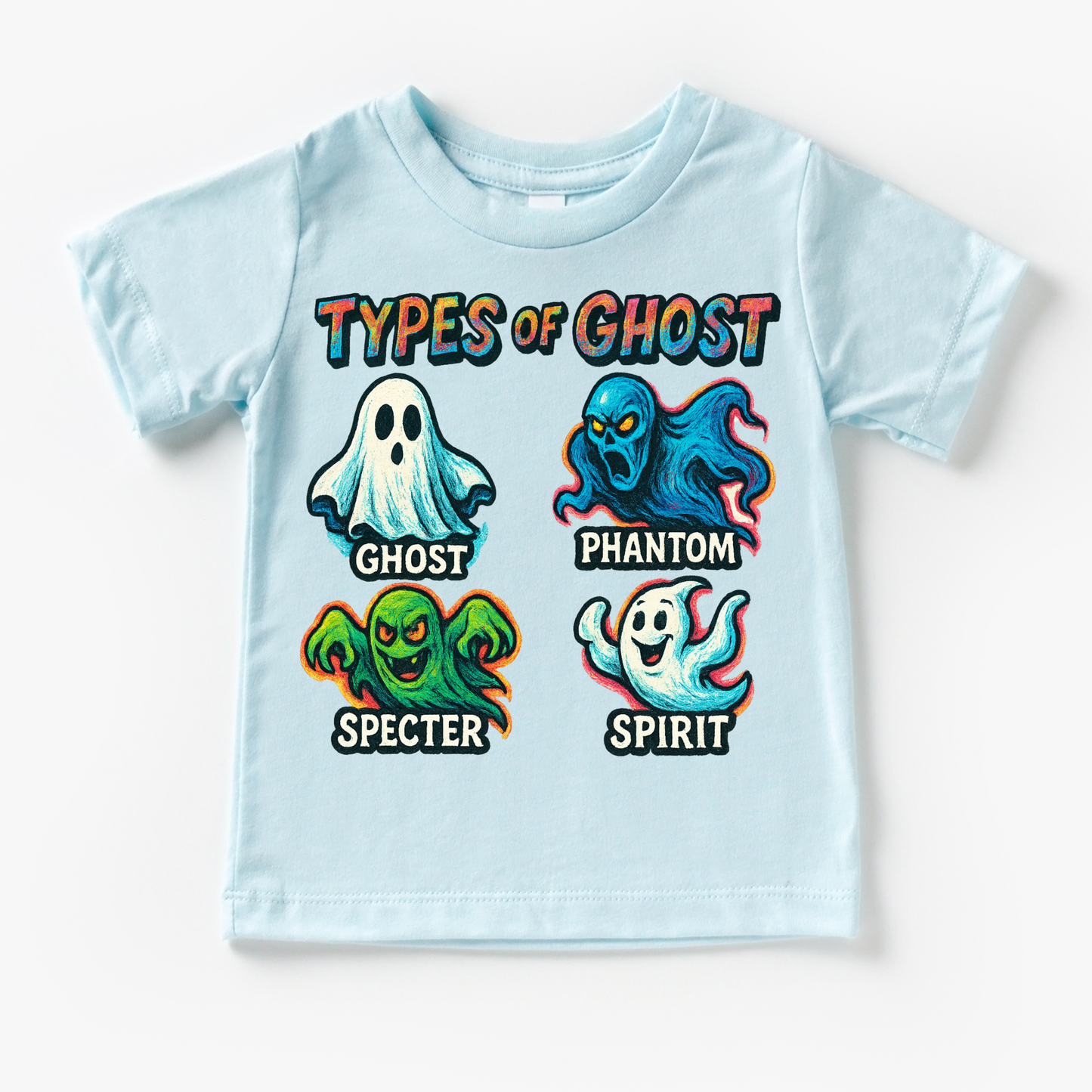 Types Of Ghost Halloween Shirt - Halloween Tee