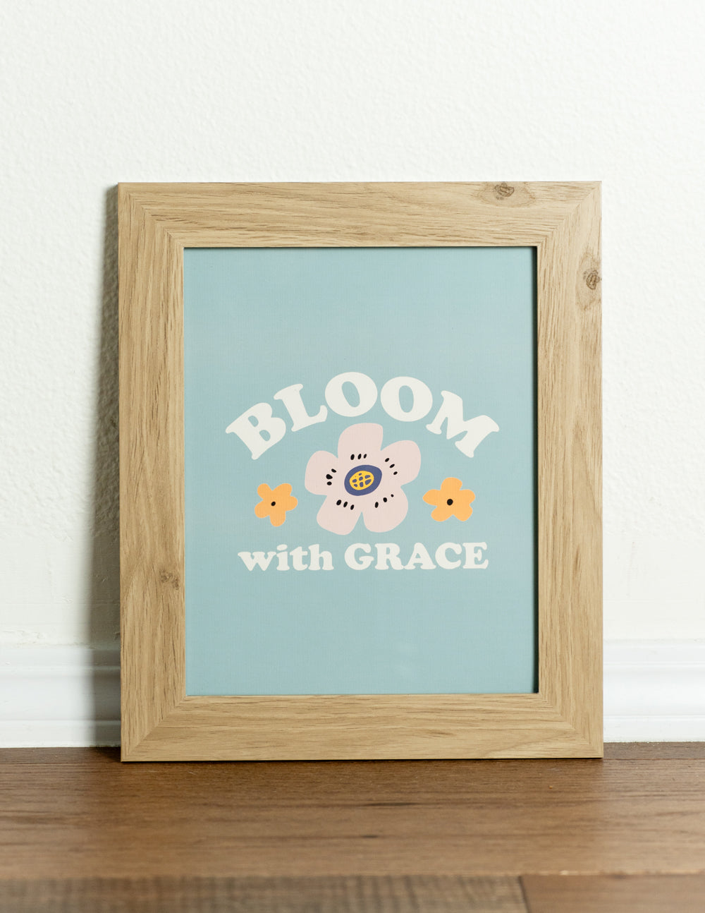 Faith-Driven Bloom With Grace Print 8x10 Heavyweight Print