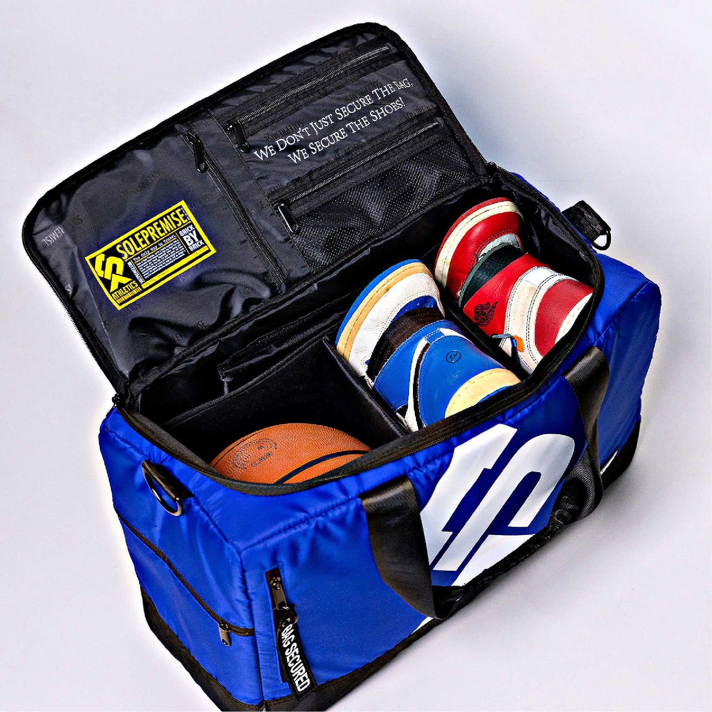 Blue Sneaker Duffle TSA-Approved Carry-On Shoe Bag
