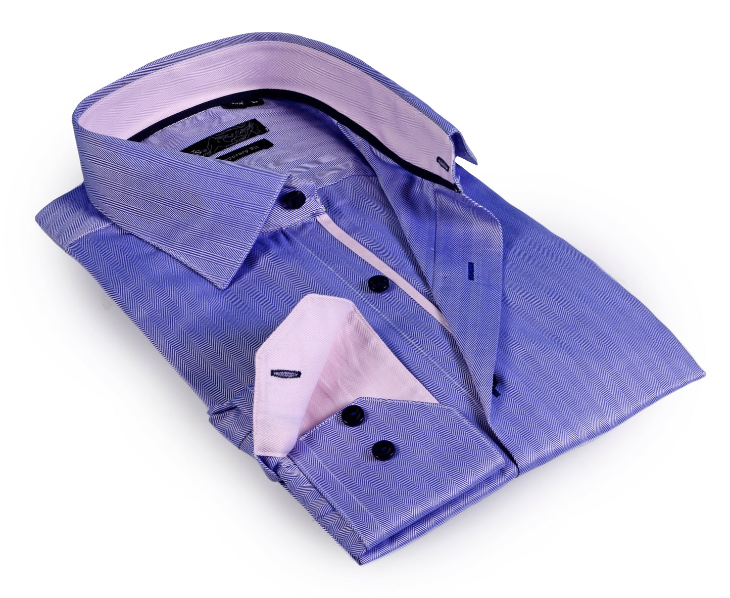 Button-Up Shirt // - Contemporary Fit - contrast trimming - final sale - Size Small