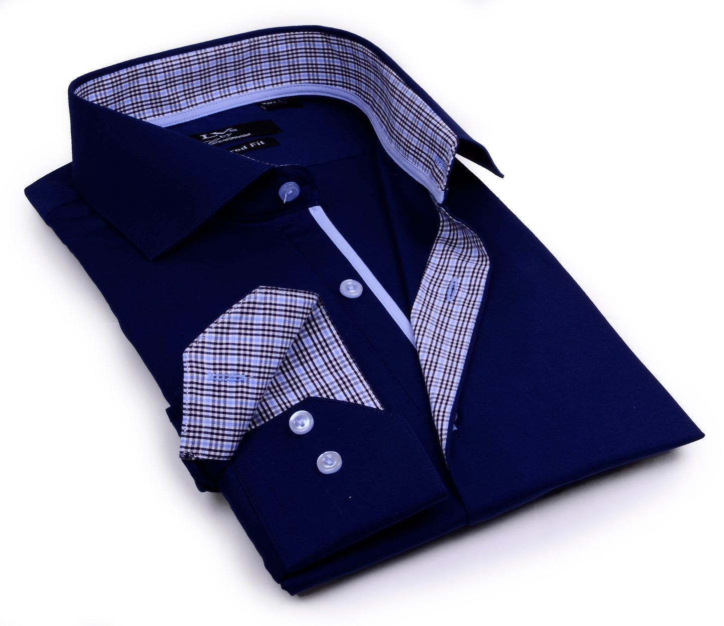 Button-Up Shirt // - Tailored Fit - contrast trimming - final sale - Size Small