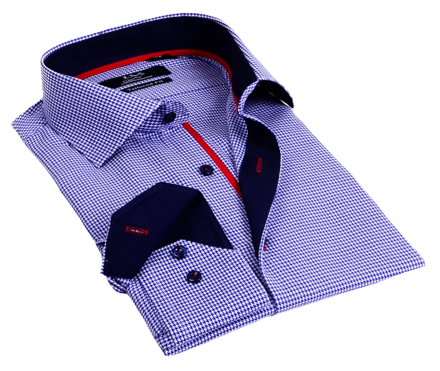 Button-Up Shirt // - Tailored Fit - contrast trimming - final sale - Size Small