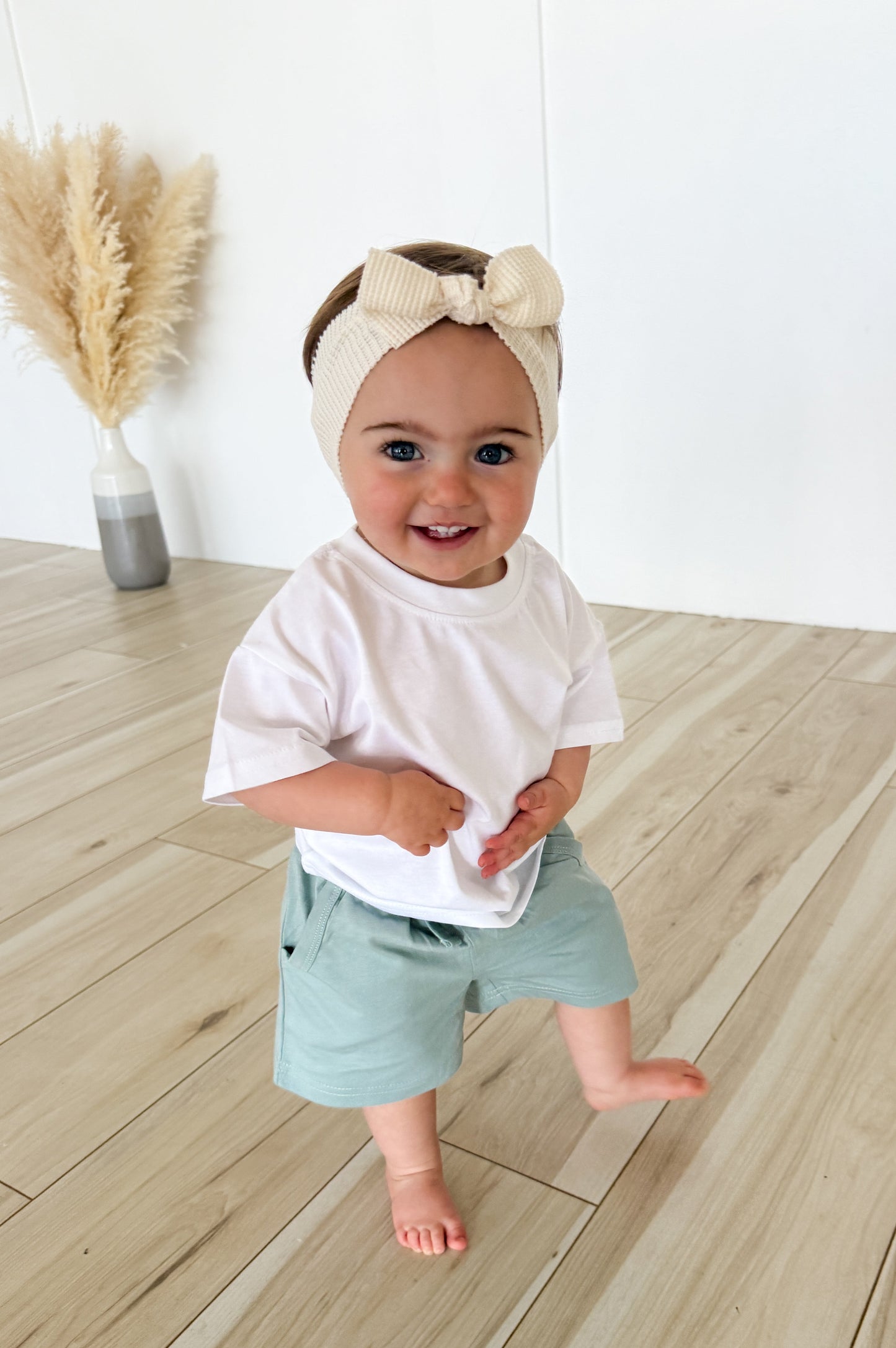 Organic Cotton Shorts - Sage