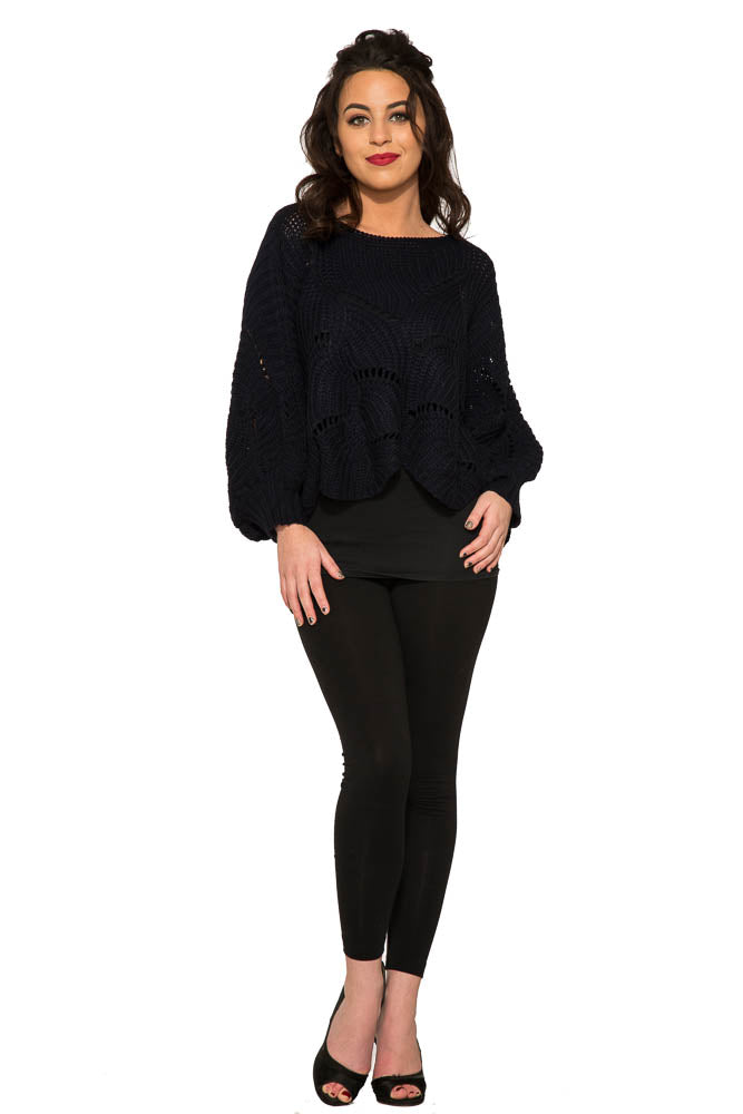 Cordelia Knitted Poncho Sweater 100% Acrylic Orchid Bloom