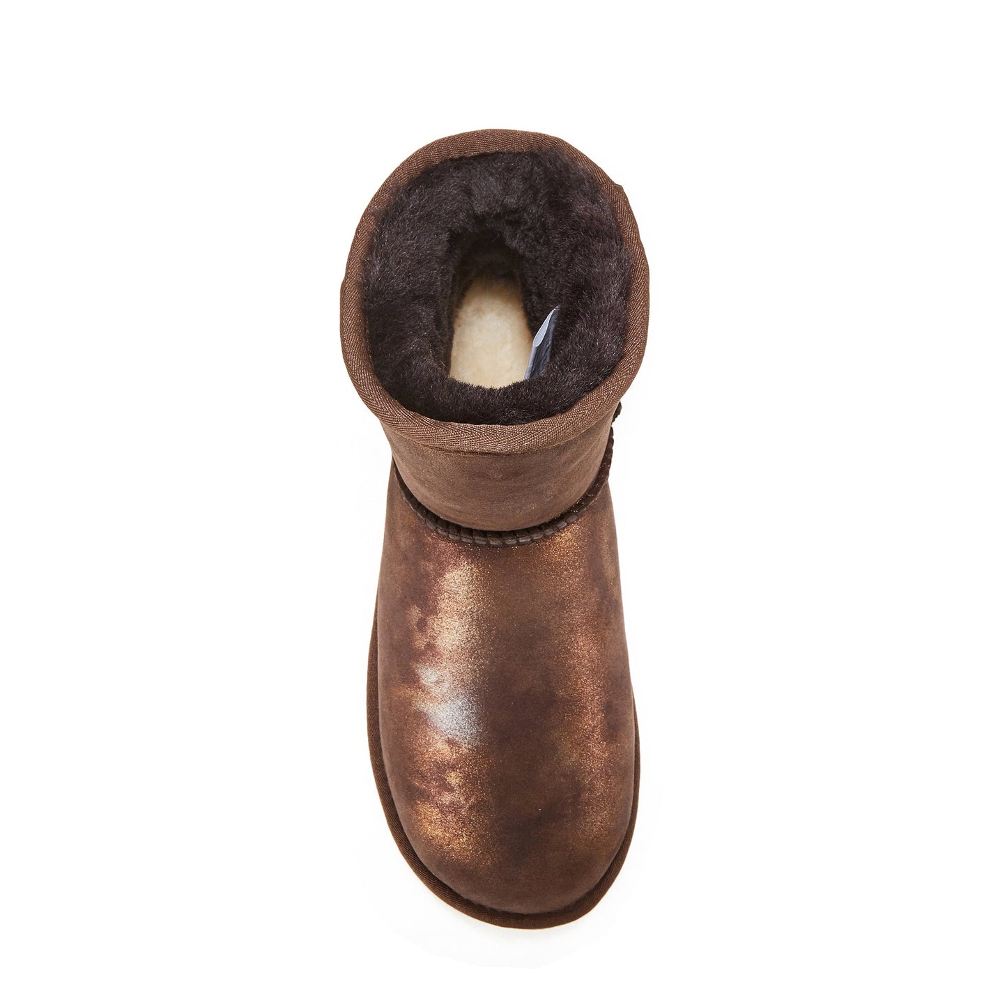 Sheepskin Boot Extra Short Metallic Antique Bronze COSY XTRA SHORT