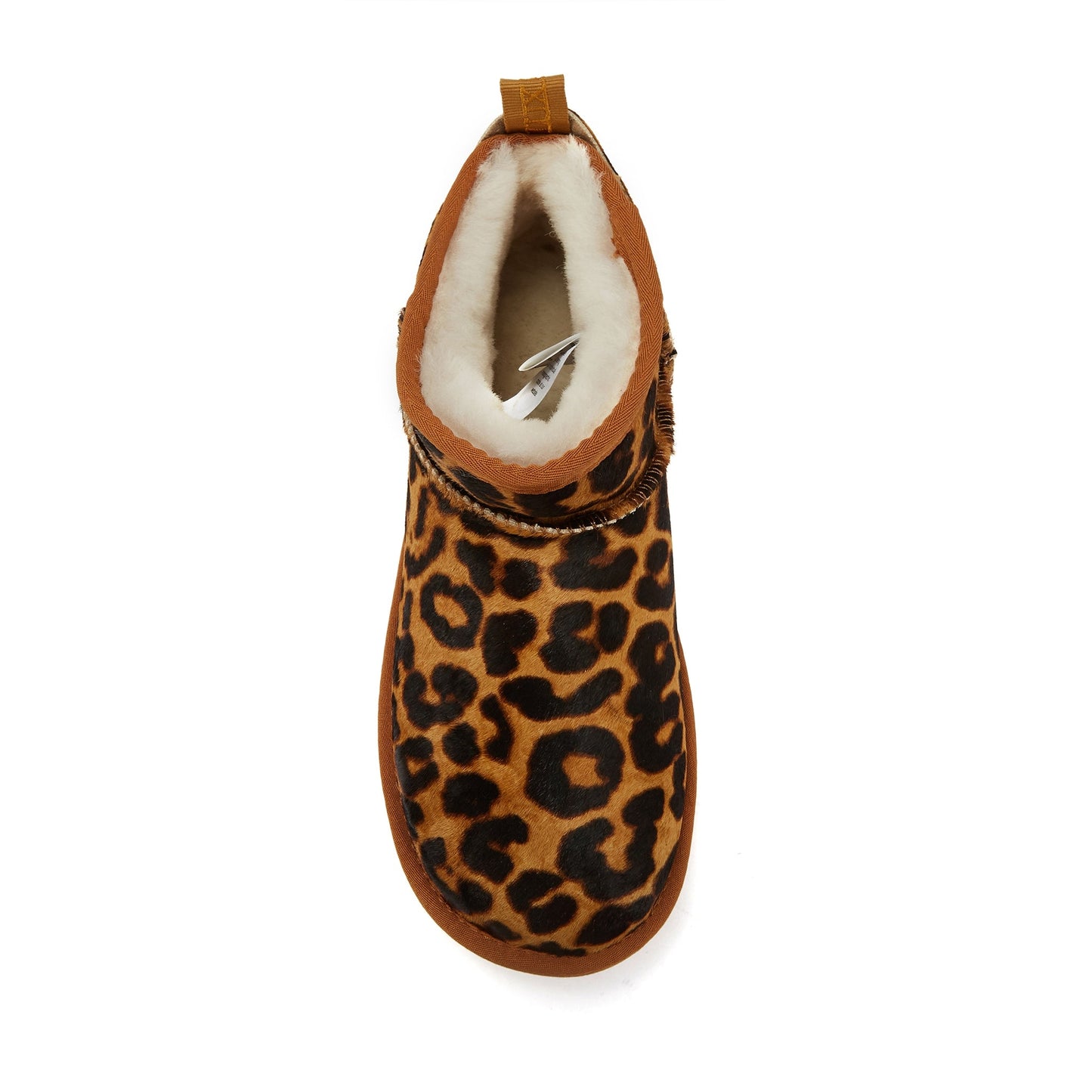 Cosy Ultra Short Leopard Pull On Sheepskin Boot Australia Luxe Collective
