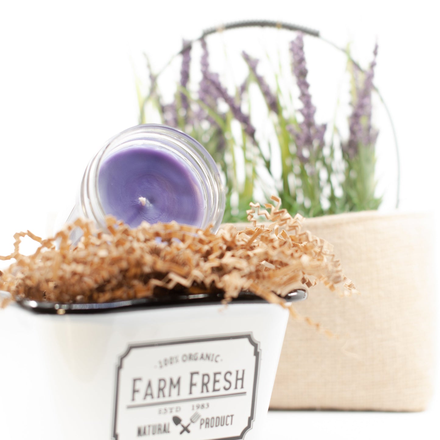 French Lilac Floral Soy Paraffin Candle Dana Shook & Lewis Bennett