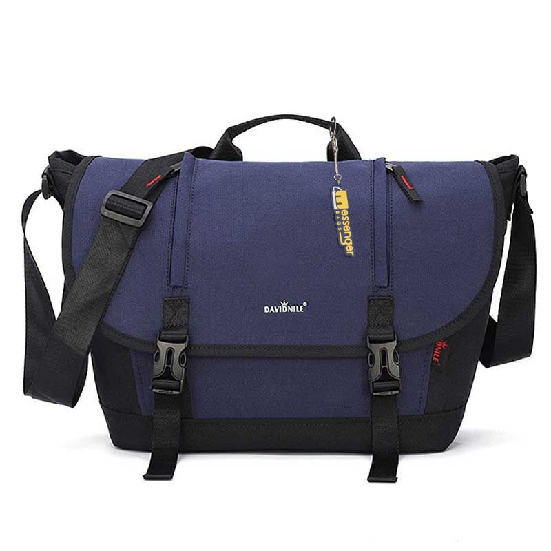 Classic Messenger Bag Medium Shoulder Strap Oxford Style DAVIDNILE