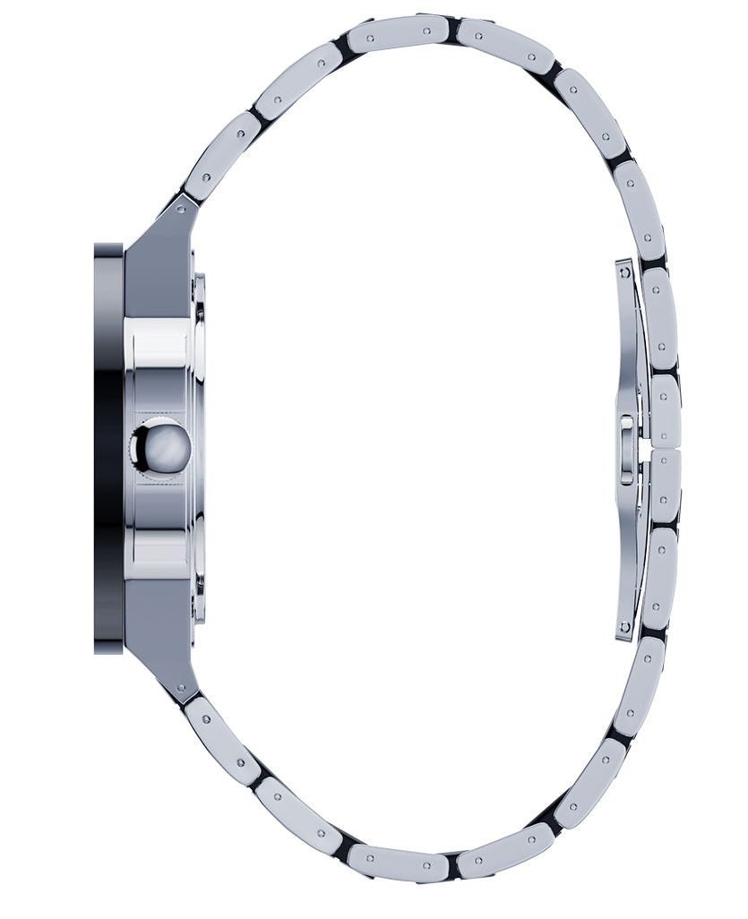Commander Elite Silver Black Ceramic Watch Tier 1 Edition Rockwell