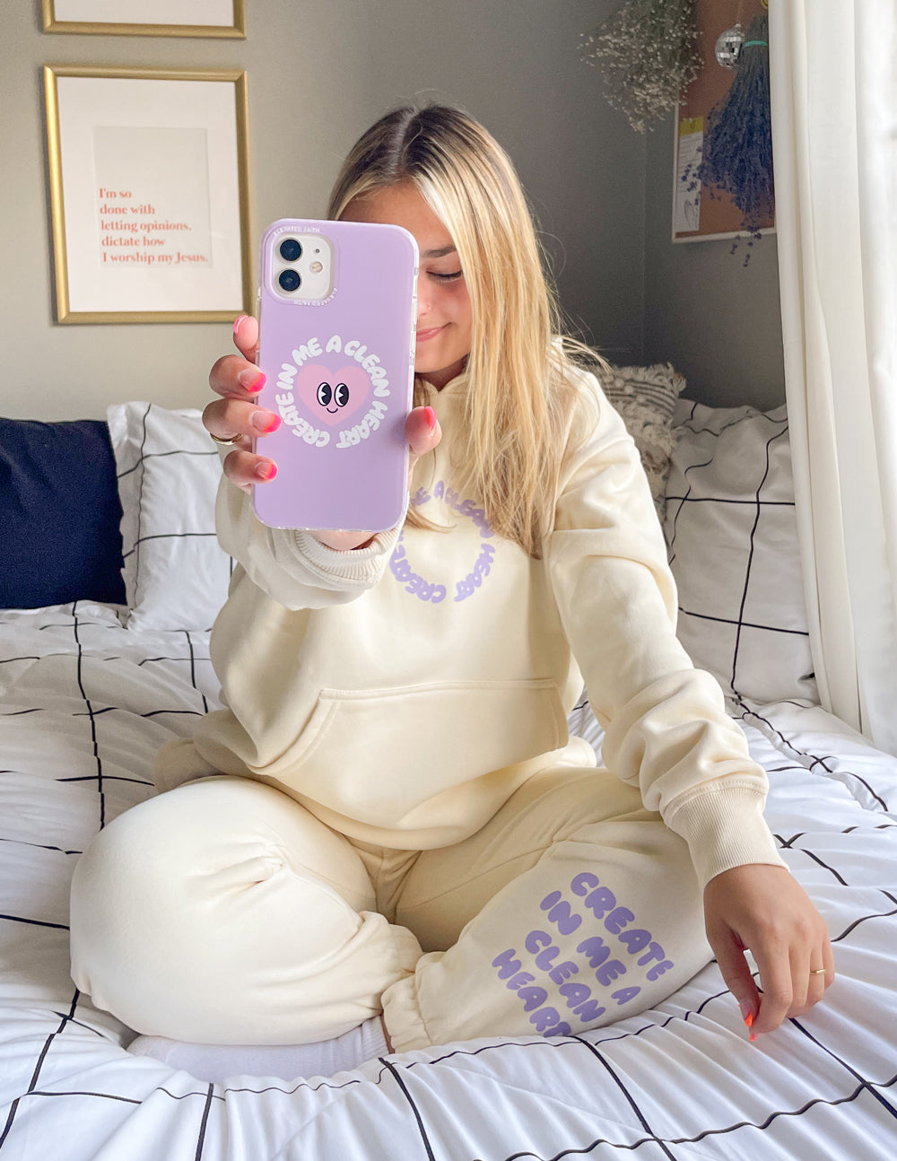 Create in Me a Clean Heart Durable Phone Case