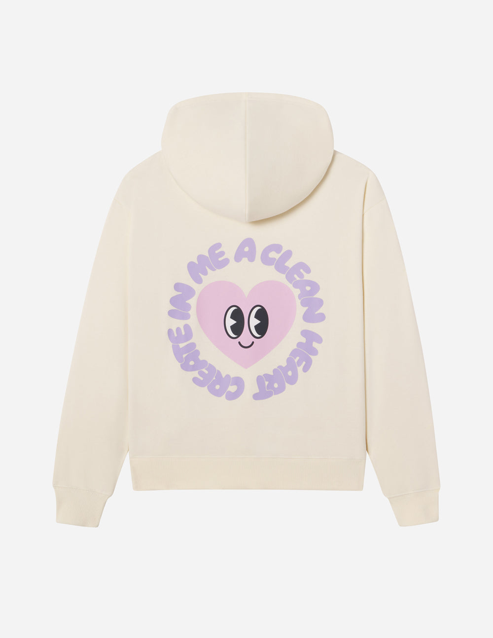 Clean Heart Ivory Unisex Hoodie Create in Me