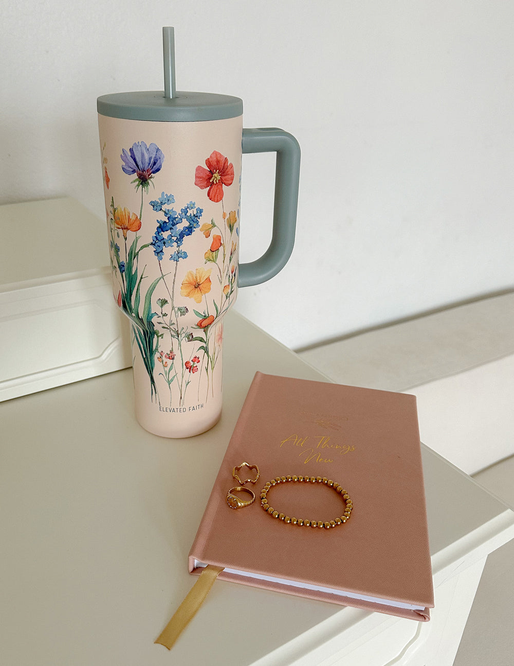 40 oz Leak-Proof Ascend Tumbler with Silicone Straw Creation