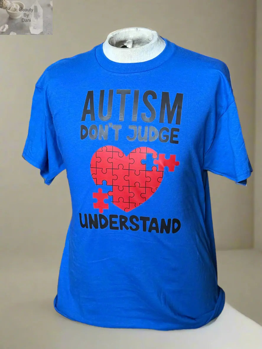 Autism Awareness Cotton Crew Neck T-Shirt