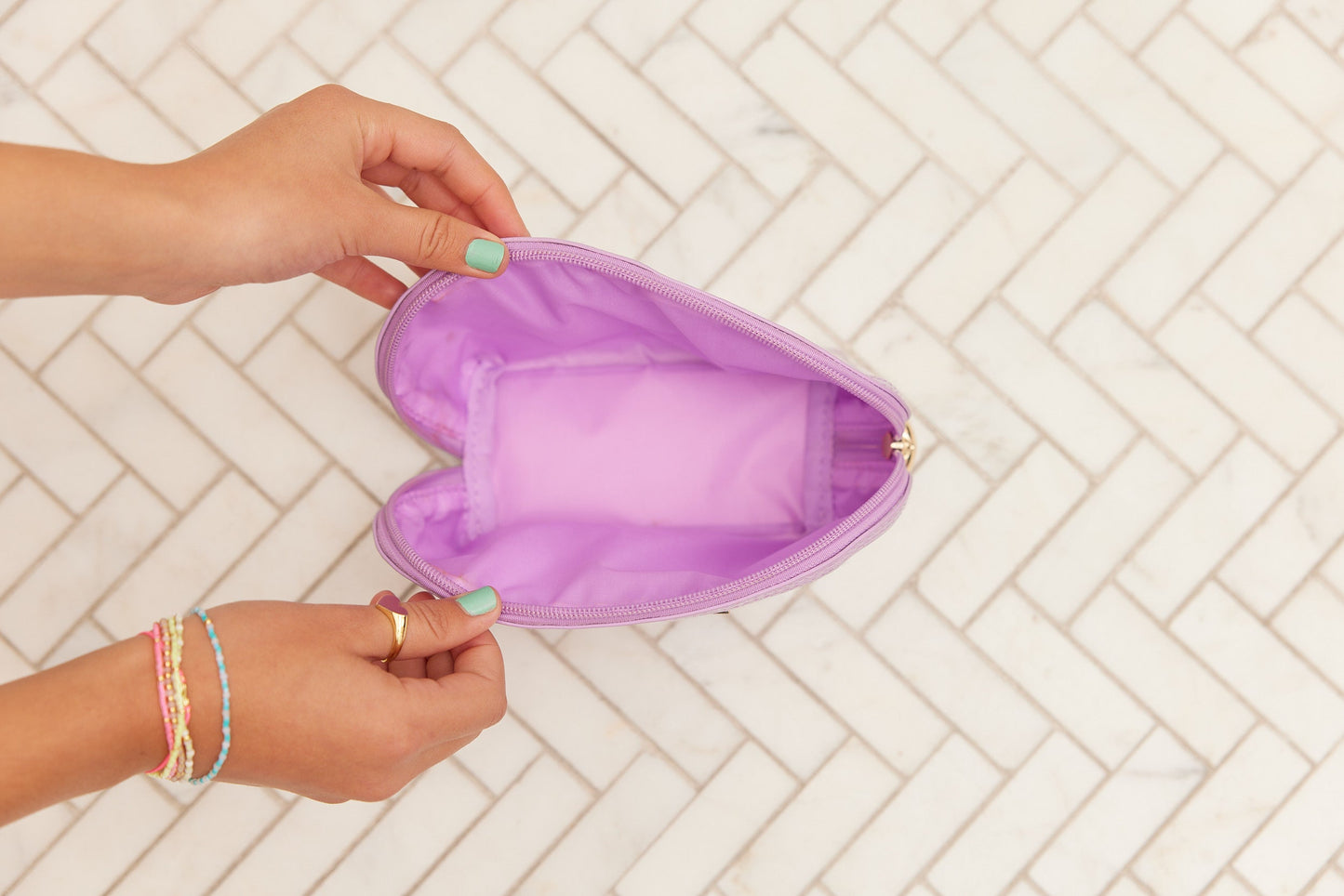 Mermaid Purple Pearl Pouch Purple Pearl Pouch Glimmer Wish