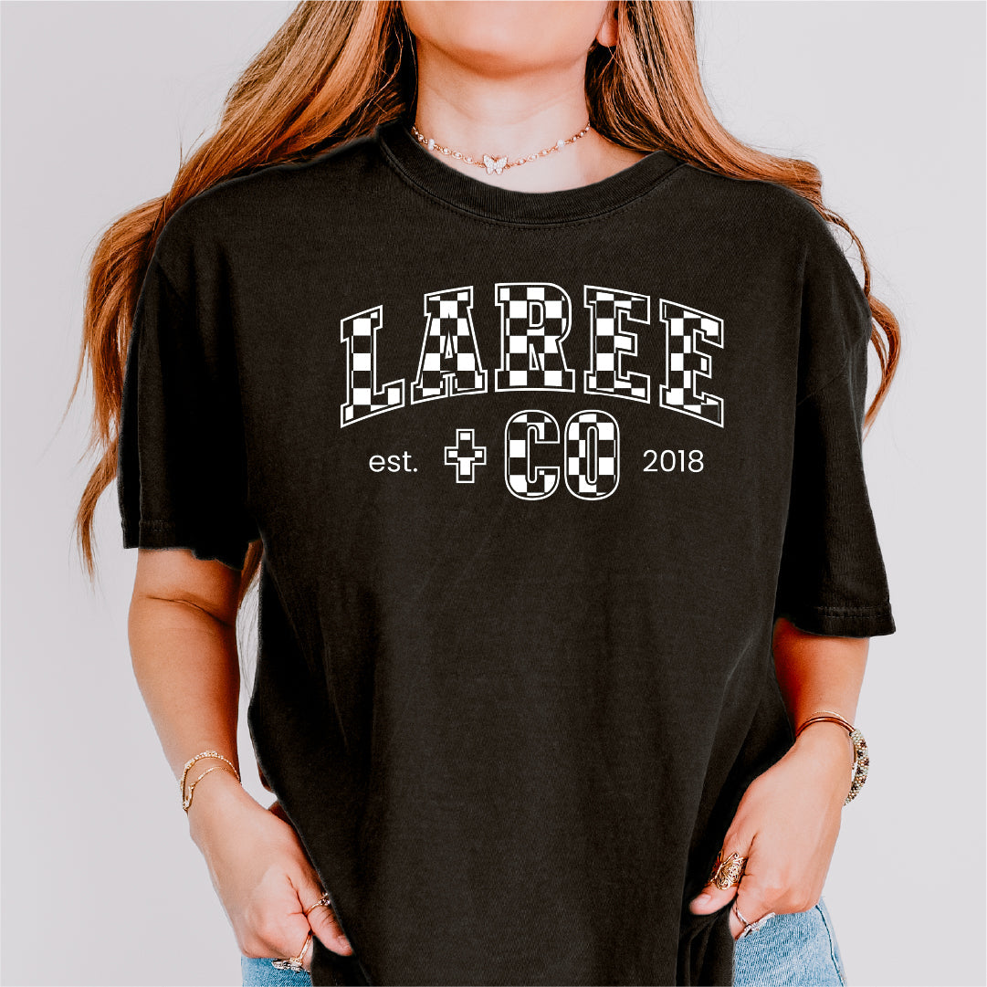 Dakota LC Pattern Tee Ultra-Soft Cotton T-Shirt Laree + Co.