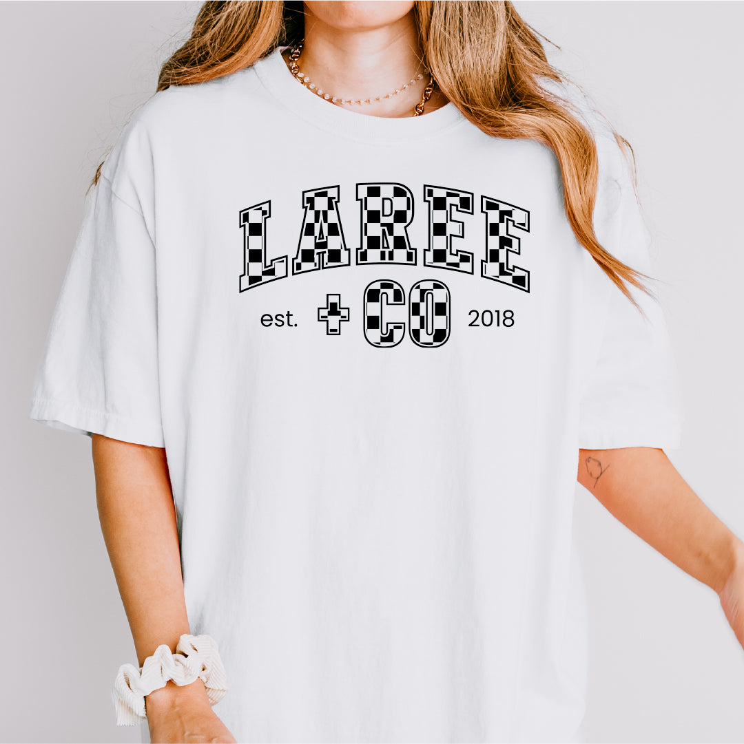 Dakota LC Pattern Tee Ultra-Soft Cotton T-Shirt Laree + Co.