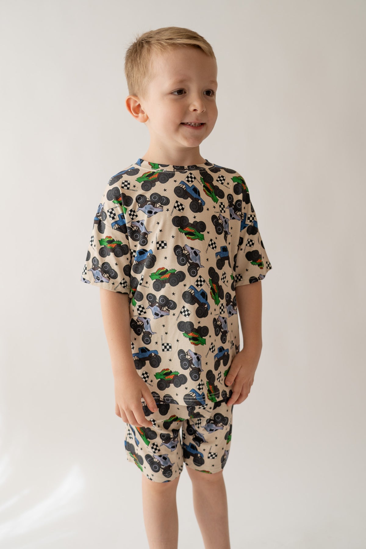 Monster Truck Boys Casual Set