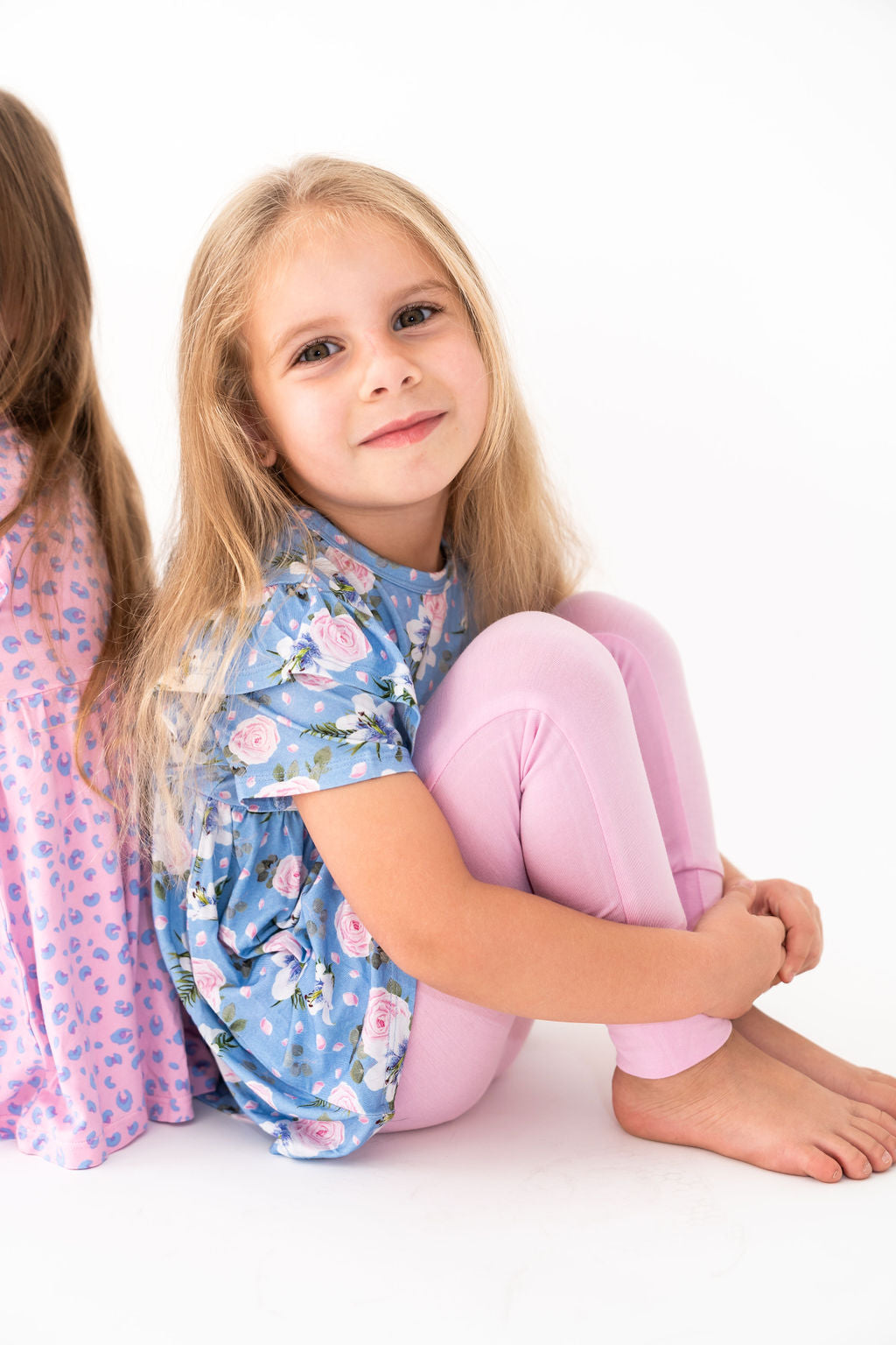 Lillian Floral Bamboo Peplum Top by Laree + Co.