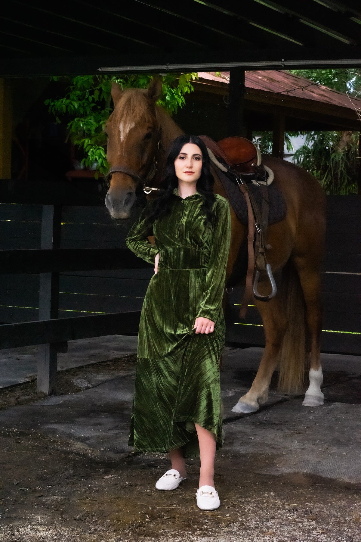 Velvet Soft Fabric Dress Michal