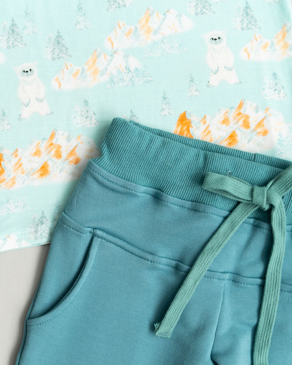 Bamboo Long Sleeve Pocket Tee with Joggers Laree + Co.