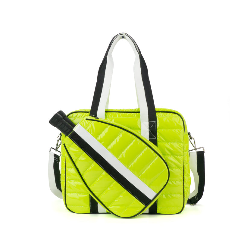 Pickleball Puffer Duffel Sport Bag The Bennett Babs+Birdie