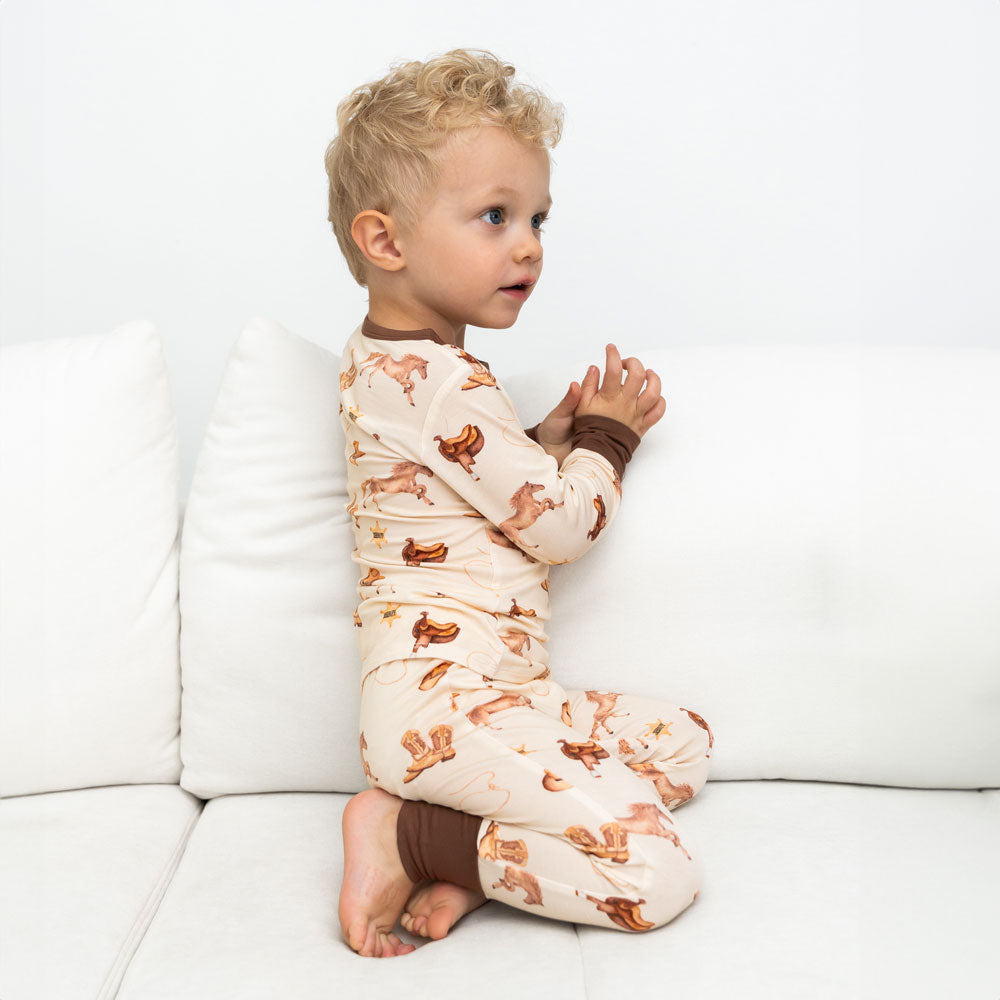 Bamboo Long Sleeve 2-Piece Set Paislee