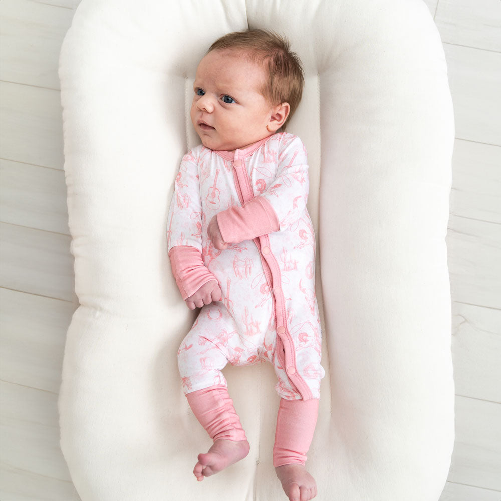 Bamboo Convertible Footie Soft One-Piece with 3-Way Zipper Laree + Co.