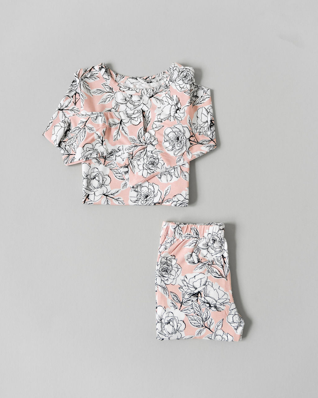 Allie Floral Bamboo Long Sleeve 2-Piece Set