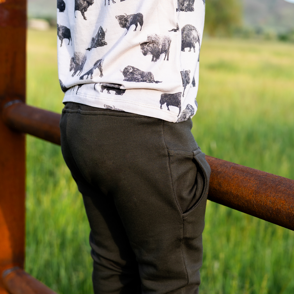 Bamboo Pocket Tee + Jogger Set Short Sleeve Kids Daywear Stetson