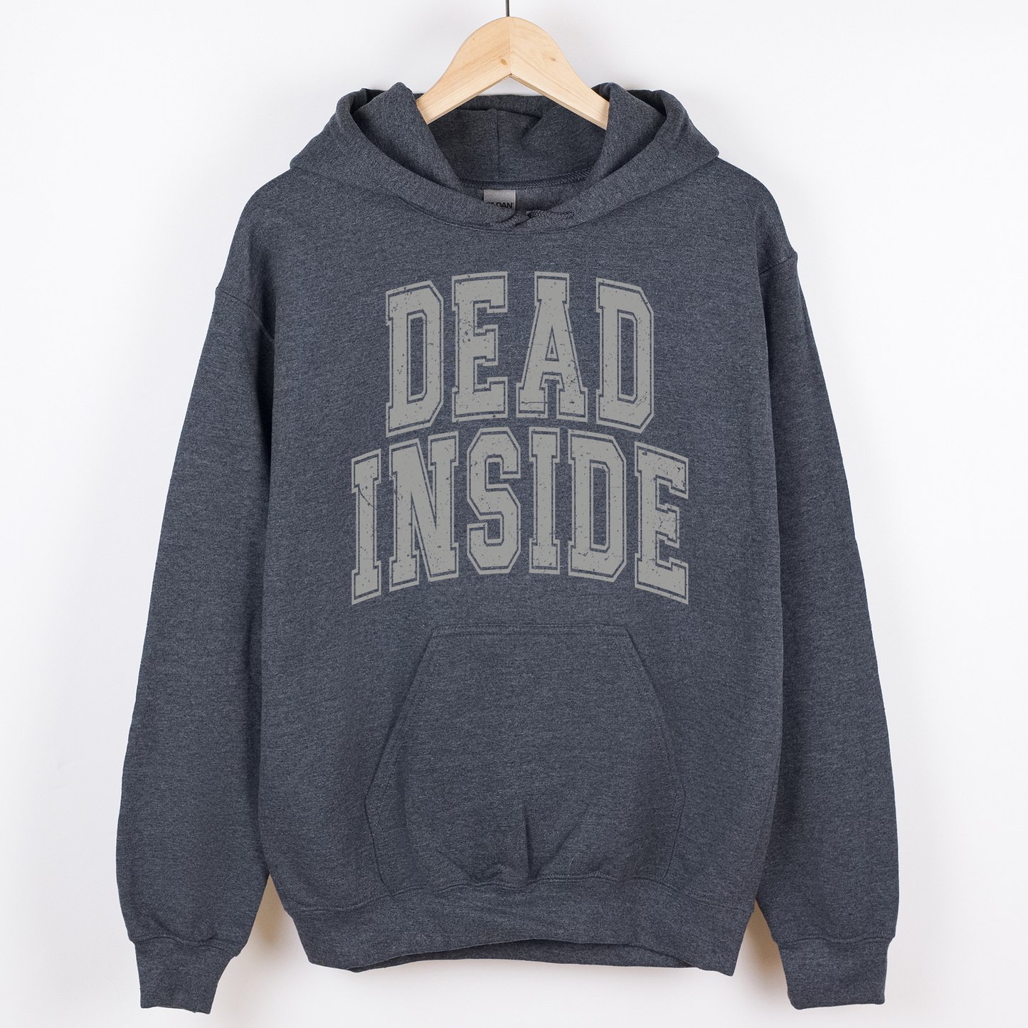 Dead Inside Mood Halloween Vibes Hooded Sweatshirt Hoodie Refinery Number One