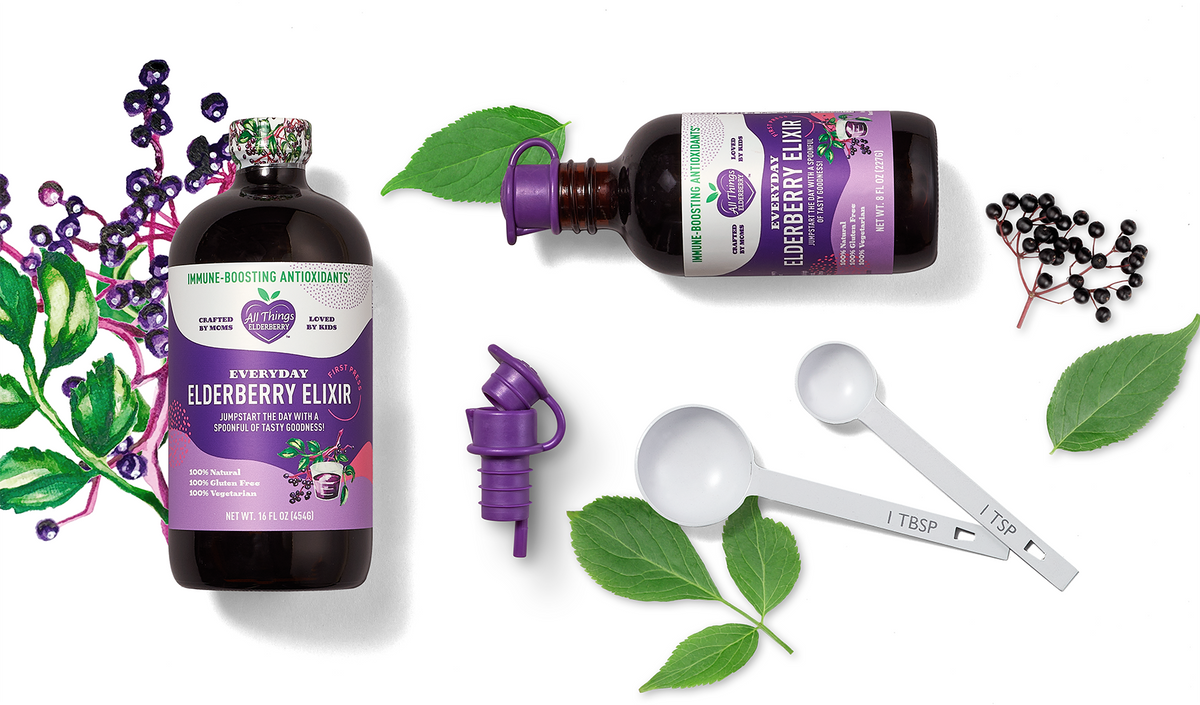 Elderberry Organic Farm-Fresh Elixir Elderberry Syrup
