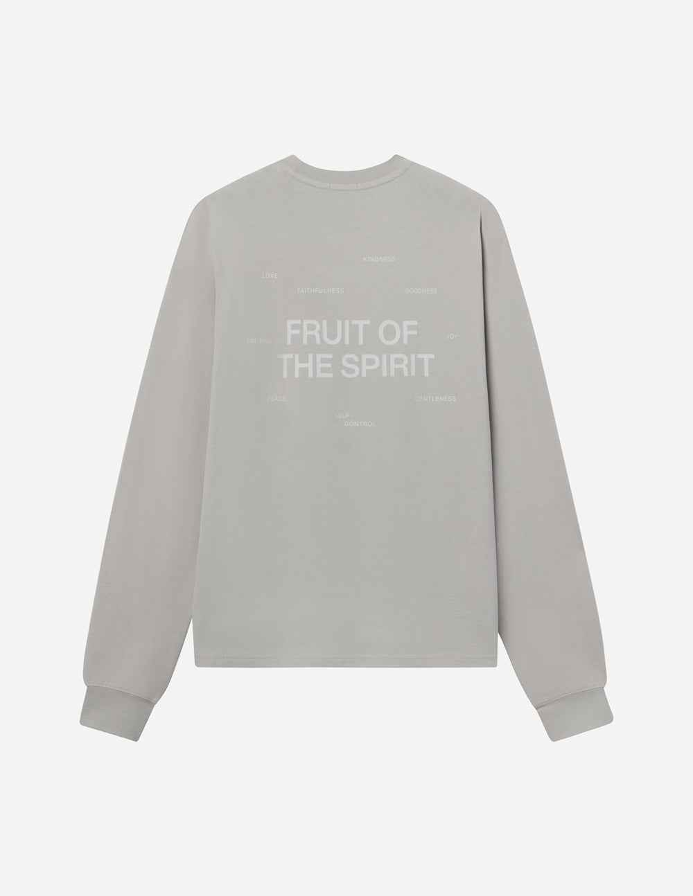 Fruit of the Spirit Grey Long Sleeve Unisex Tee