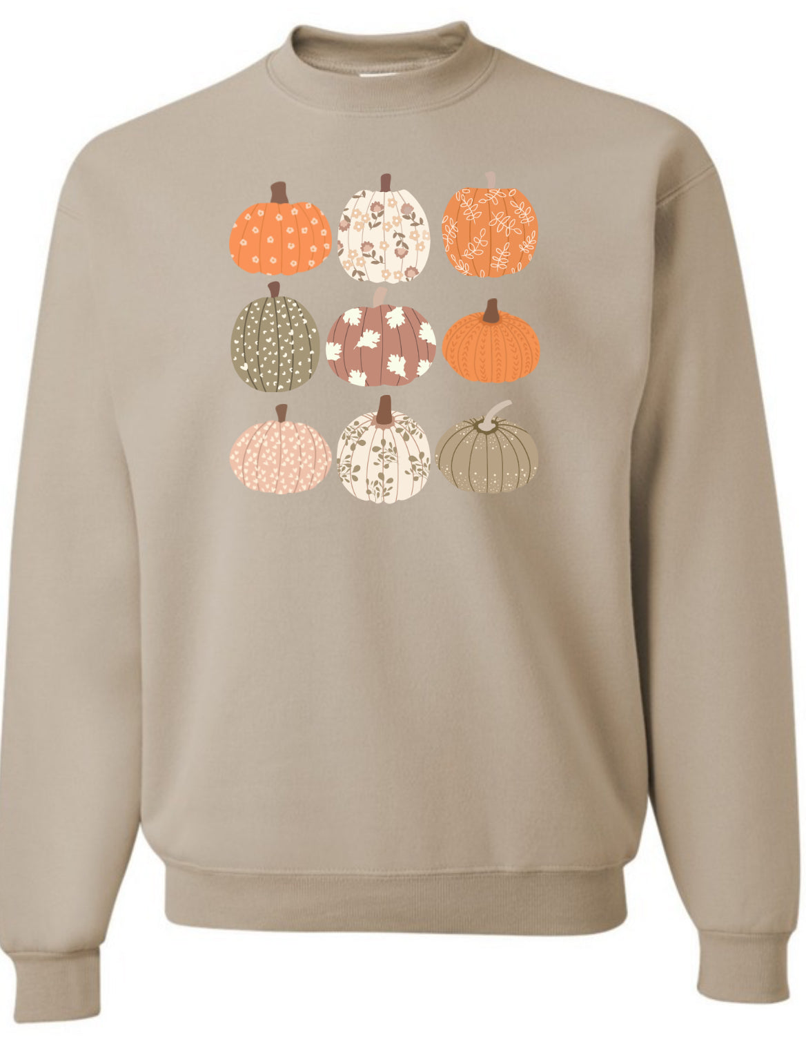 Pumpkin Patch Graphic Crewneck Sweatshirt Comfort Colors
