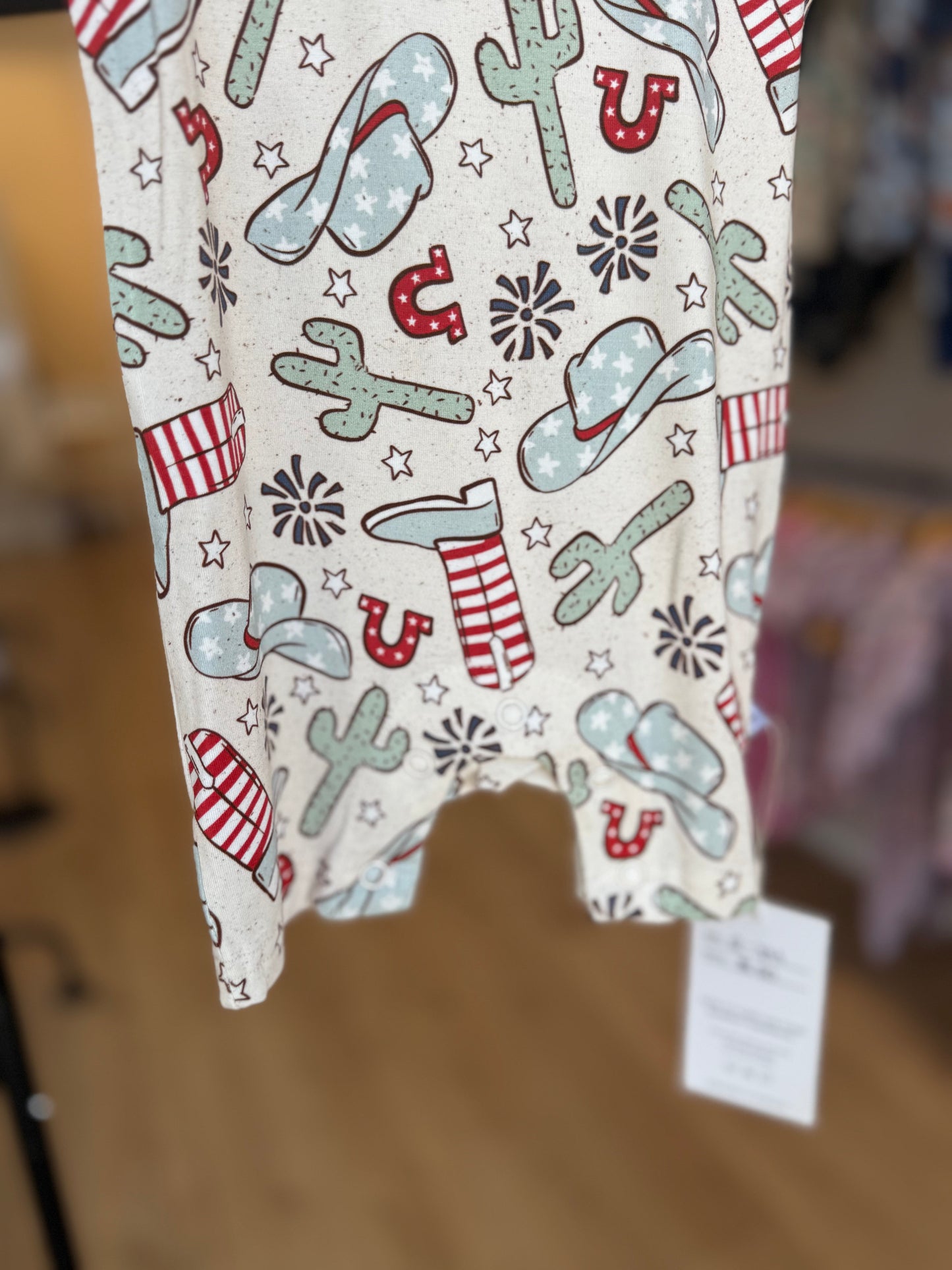 American Rodeo Shorty Tank Romper