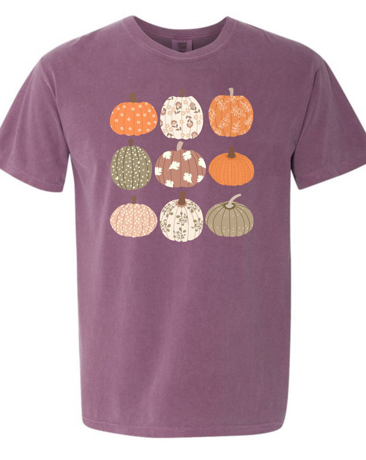 Pumpkin Patch Graphic T Shirt Cozy Fall Tee Comfort Colors Jerzees