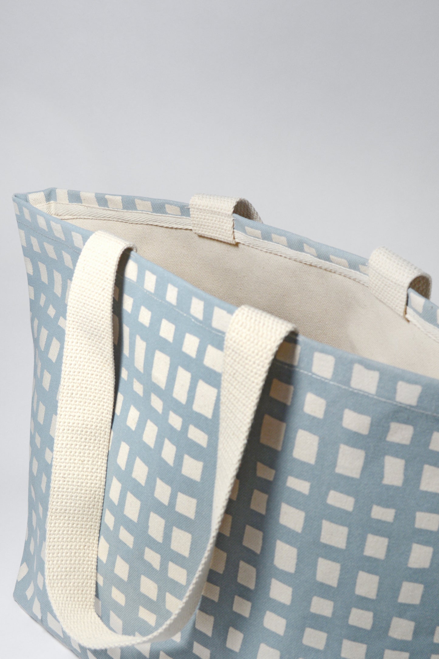 Grid Wide Durable Tote Bag by Dance Happy