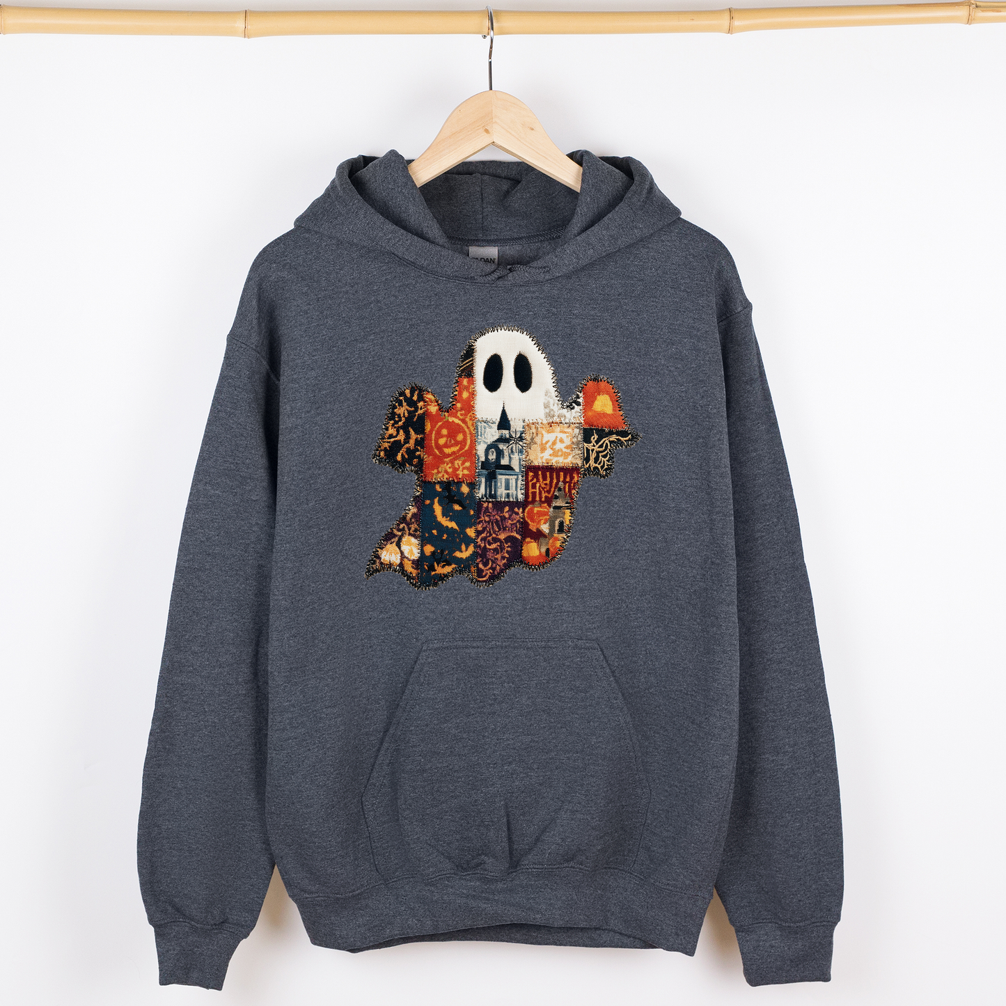 Ghost Faux Quilt Classic Graphic Hoodie Hooded Sweatshirt Refinery Number One