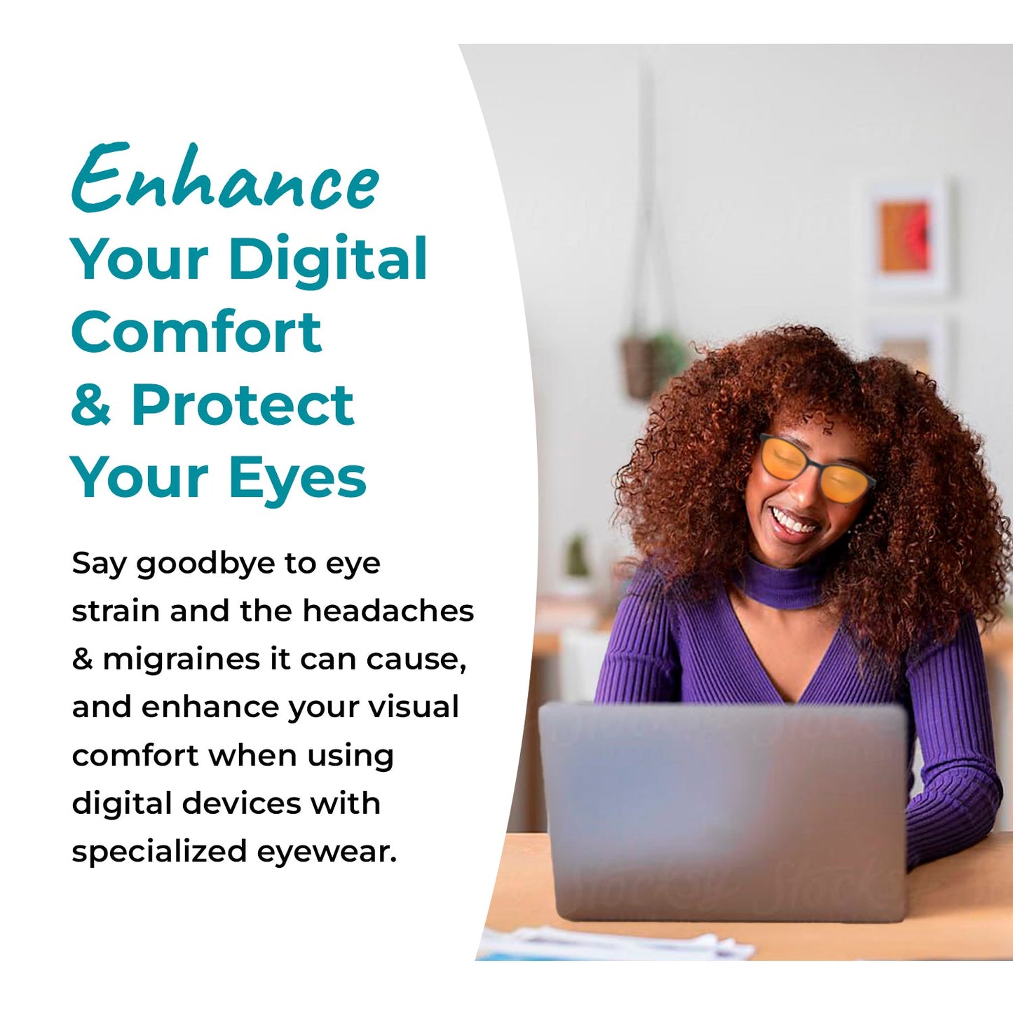 Night-Time Blue Light Blocking Glasses Kids Black Sleep ZM