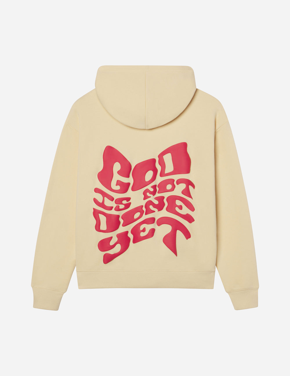 God Is Not Done Yet Custard Unisex Hoodie